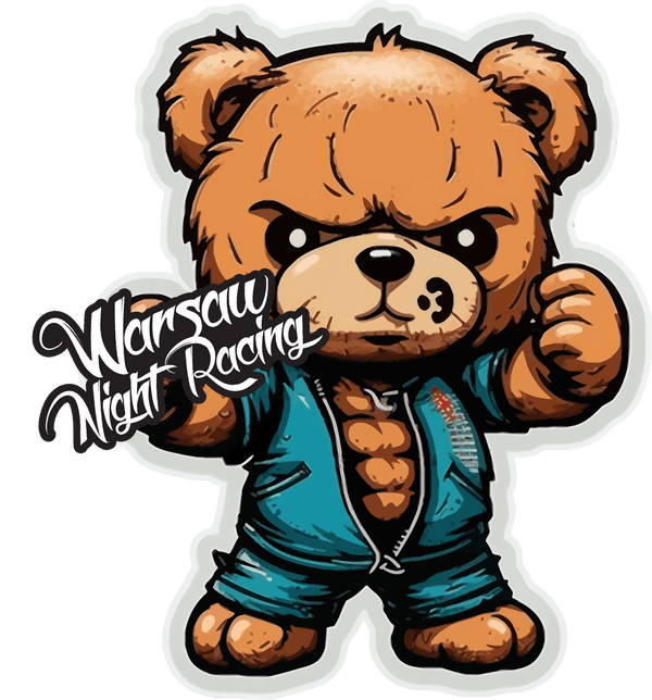 WNR Teddy — maskotka Warsaw Night Racing
